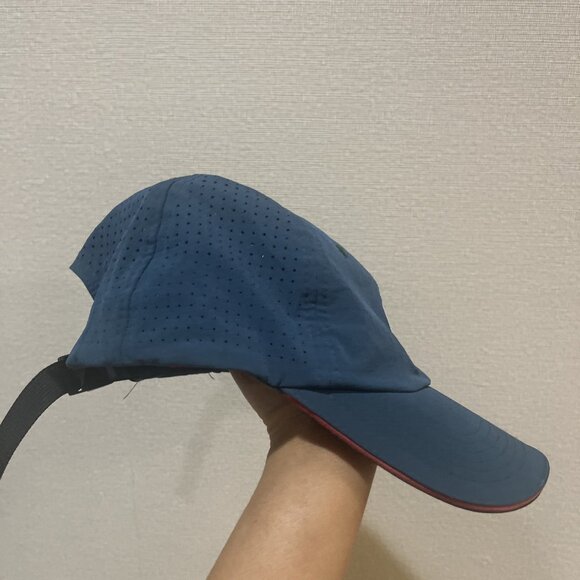 Peloton Cycling Running Gym Workout Hat Blue Adjustable Nylon Strapback - Picture 4 of 6